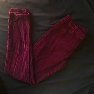 Burgundy Uniqlo Corduroys